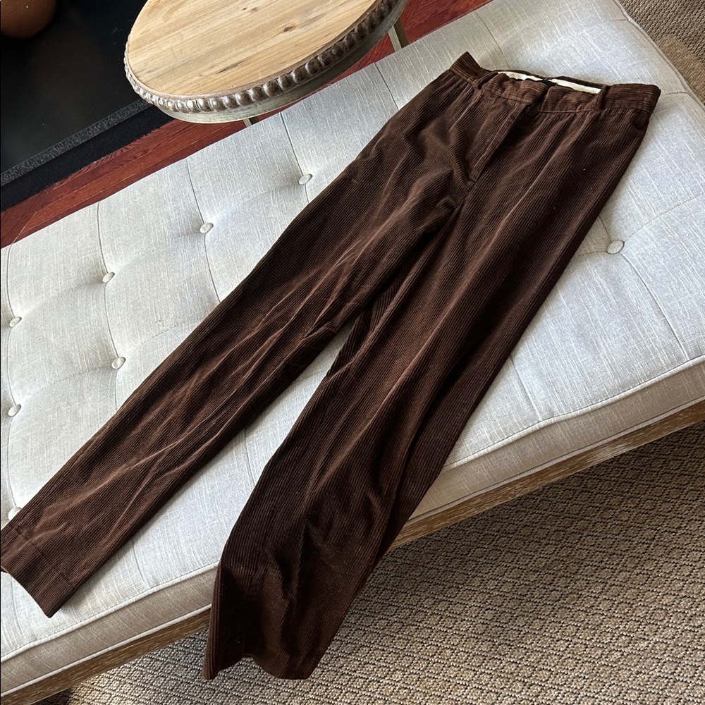 Weekend Max Mara Brown Corduroy Trouser Pant Size 6